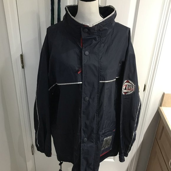 New River Nylon Hooded All Weather Jacket XL Flawless - Picture 3 of 13